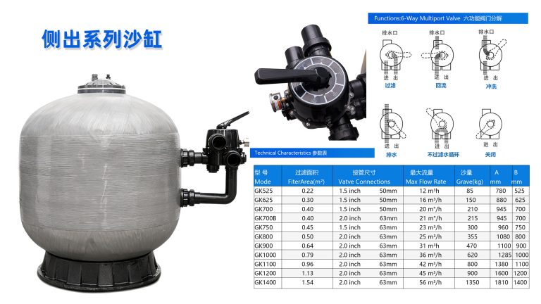 广克泳池沙缸过滤器