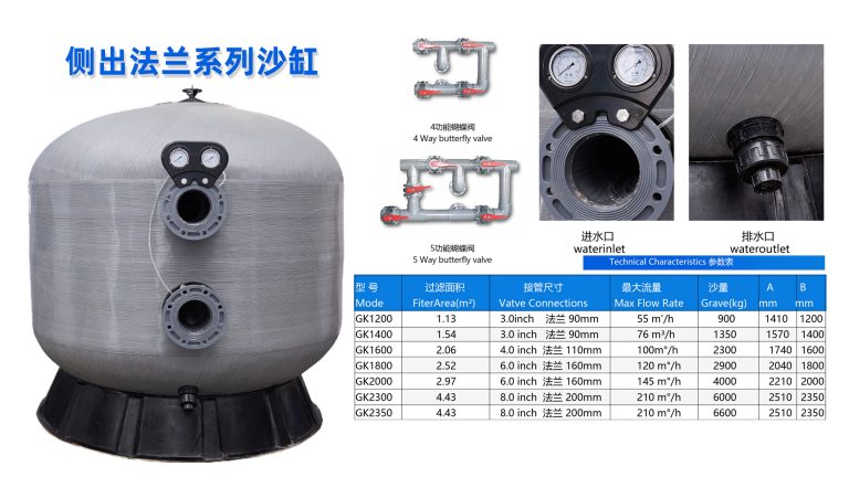 广克泳池沙缸过滤器