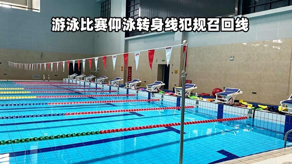 泳池仰泳标志线犯规召回线